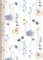 Alpha Edition - Agenda Settimanale Ladytimer Grande 2025, 15x21 cm, Flowers, 128 pagine