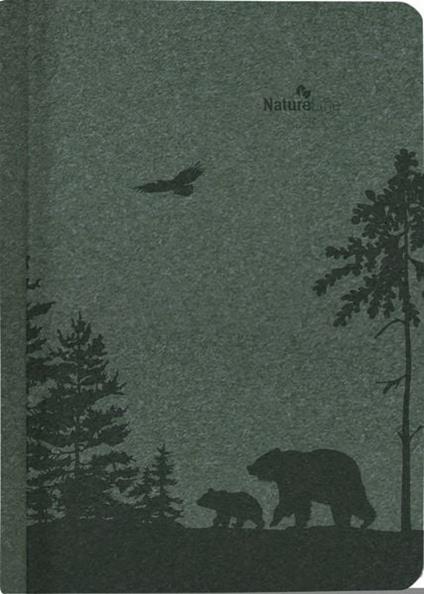 Alpha Edition - Agenda Giornaliera Nature Line 2025, 15x21 cm , Pine, 416 pagine
