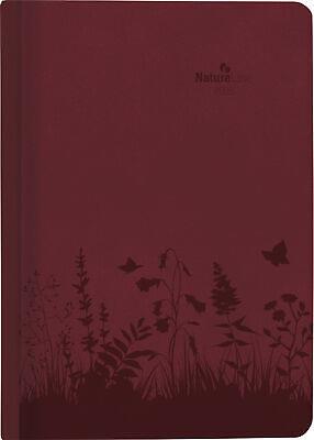 Alpha Edition - Agenda Giornaliera Nature Line 2025, 15x21 cm , Flower, 416 pagine