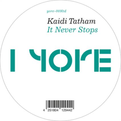 It Never Stops - Vinile LP di Kaidi Tatham