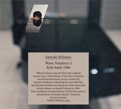 Wave Notation 3. Erik Satie 1984 - Vinile LP di Satsuki Shibano