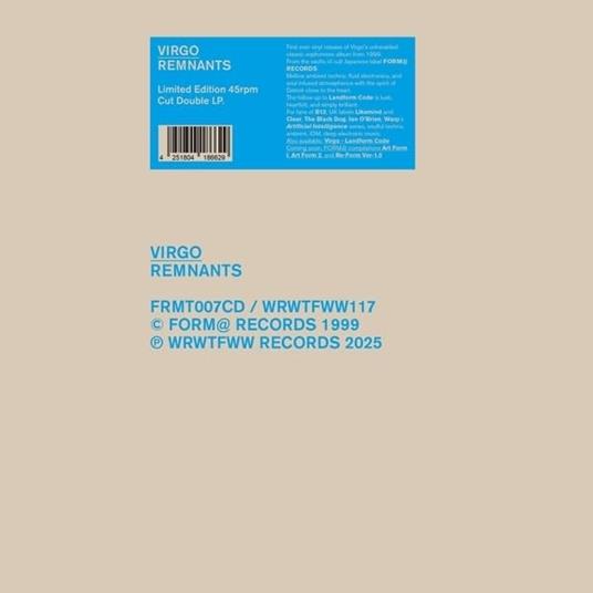 Remnants - Vinile LP di Virgo