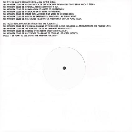 The Shell - Vinile LP di Martin Brugger
