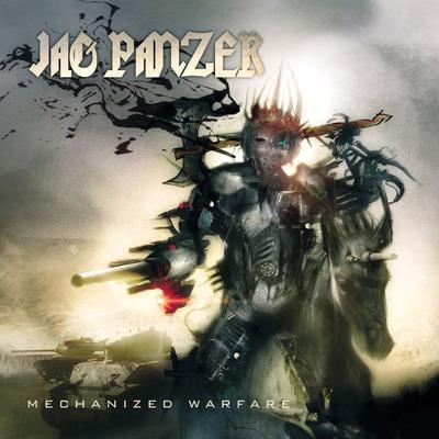 Mechanized Warfare (Orange and Black Marble Edition) - Vinile LP di Jag Panzer