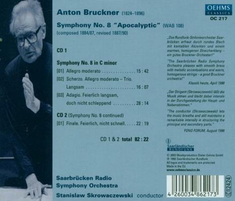 Sinfonia n.8 - CD Audio di Anton Bruckner - 2
