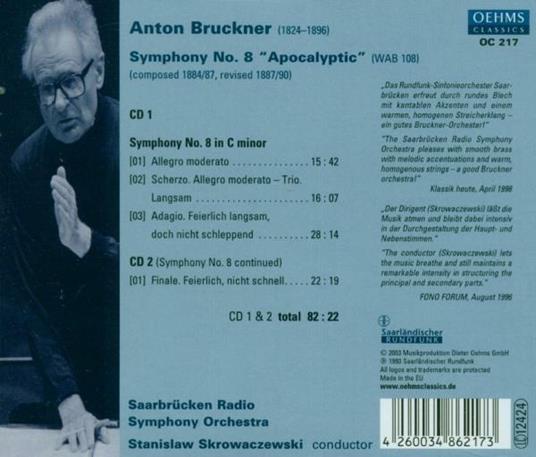 Sinfonia n.8 - CD Audio di Anton Bruckner - 2