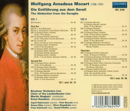 Il Ratto Dal Serraglio - CD Audio di Wolfgang Amadeus Mozart - 2