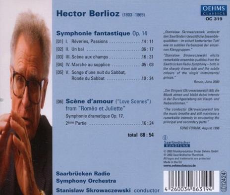 Sinfonia fantastica (Symphonie fantastique) - CD Audio di Hector Berlioz - 2