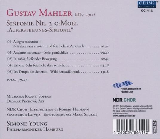 Sinfonia n.2 - CD Audio di Gustav Mahler - 2