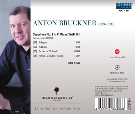Sinfonia N.1 - CD Audio di Anton Bruckner - 2