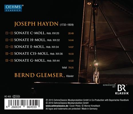 Sonatas In Minor Keys - CD Audio di Franz Joseph Haydn - 2