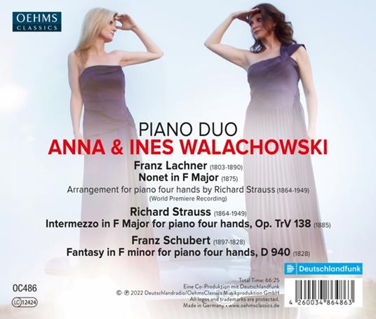 Works For Piano Duet - CD Audio di Anna & Ines Walachowski