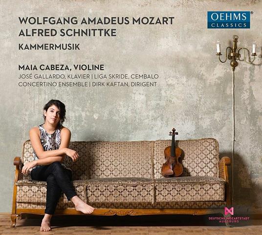 Musica da camera - CD Audio di Wolfgang Amadeus Mozart,Alfred Schnittke,Maia Cabeza