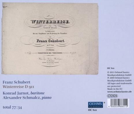 Winterreise - CD Audio di Franz Schubert - 2