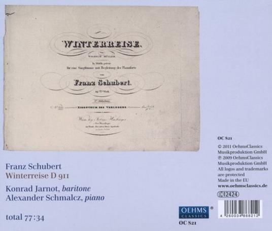 Winterreise - CD Audio di Franz Schubert - 2