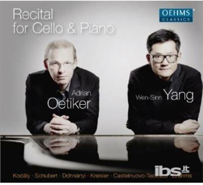 Recital for Cello & Piano - CD Audio