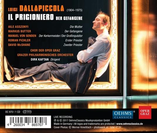 Il Prigioniero - CD Audio di Luigi Dallapiccola - 2