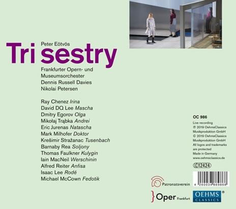 Tri Sestry - CD Audio di Peter Eötvös - 2