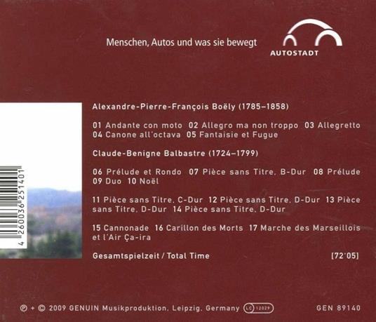 Musica Francese per Organo - CD Audio di Alexandre-Pierre-François Boëly - 2
