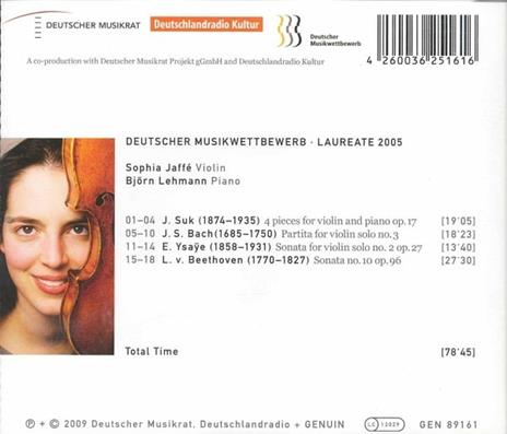 Partita per Violino Solo n.3 - CD Audio di Johann Sebastian Bach - 2