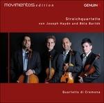 Quartetti op.54 n.2, op.77 n.1 / Quartetto n.4 - CD Audio di Franz Joseph Haydn,Bela Bartok,Quartetto di Cremona