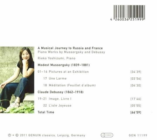A Musical Journey to Russia and France - Image. Livre I; L'isle Joyeuse - CD Audio di Claude Debussy - 2