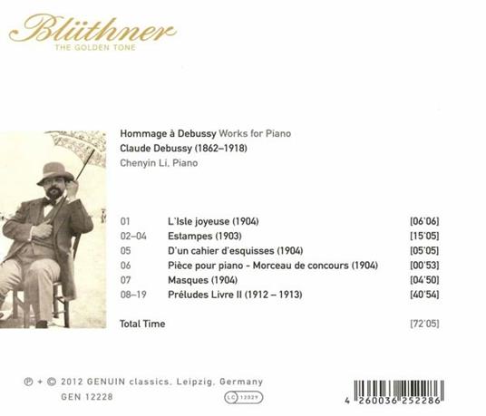 Hommage À Debussy, vol.3. L'isle Joyeuse, Estampes, D'un Cahier D'esquisses - CD Audio di Claude Debussy - 2