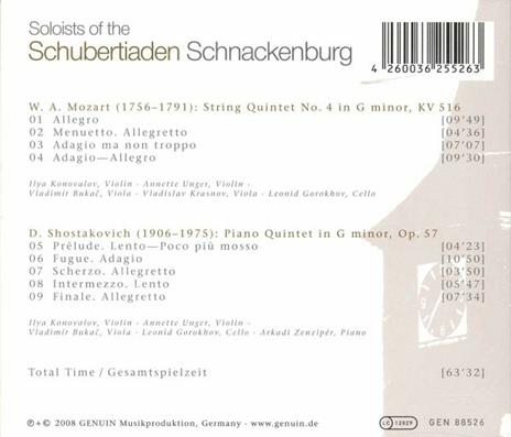 Quintetto per Archi n.4 Kv 516 - CD Audio di Wolfgang Amadeus Mozart - 2