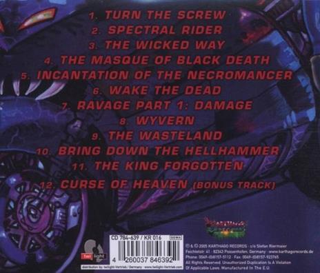 Spectral Rider - CD Audio di Ravage - 2