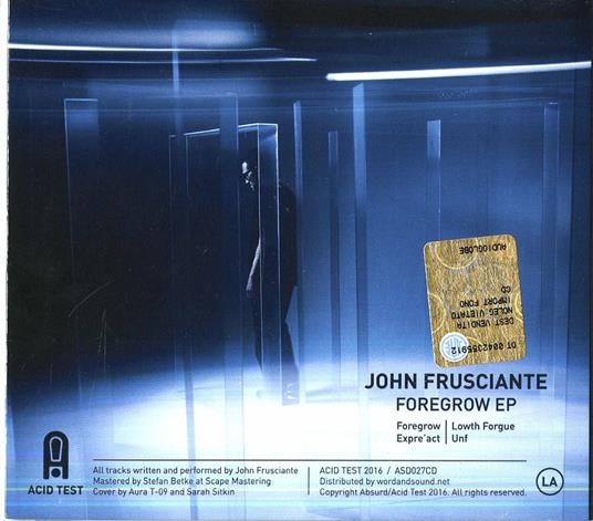 Foregrow - CD Audio Singolo di John Frusciante - 2