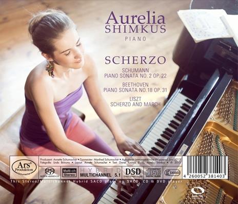 Piano Works. Scherzo - SuperAudio CD di Robert Schumann - 2