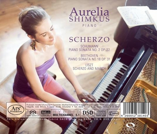 Piano Works. Scherzo - SuperAudio CD di Robert Schumann - 2