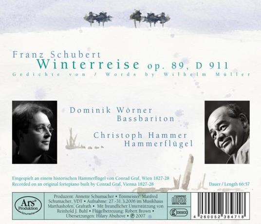 Winterreise - CD Audio di Franz Schubert - 2