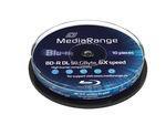 Blu-ray Mediarange 50Gb 10pcs BD-R cake 6x double layer