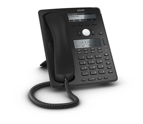 Snom D745 telefono IP Nero Cornetta cablata