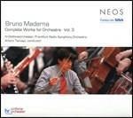 Opere per orchestra complete vol.3 - SuperAudio CD ibrido di Bruno Maderna,Arturo Tamayo