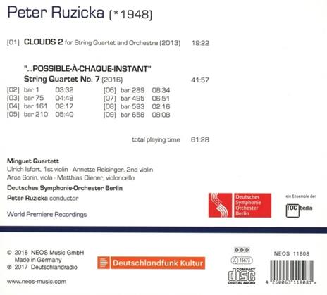 Clouds 2 - Possible A Chaque Instant - CD Audio di Minguet Quartett - 2