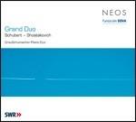 Sonata D812 - Grand Duo / Sinfonia n.5 op.47 per pianoforte a quattro mani - CD Audio di Franz Schubert,Dmitri Shostakovich,GrauSchumacher Piano Duo