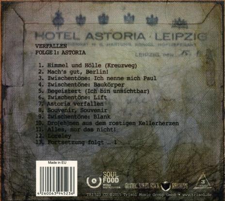 Verfallen. Folge 1: Astoria - CD Audio di Asp - 2