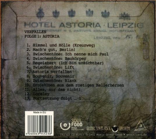 Verfallen. Folge 1: Astoria - CD Audio di Asp - 2