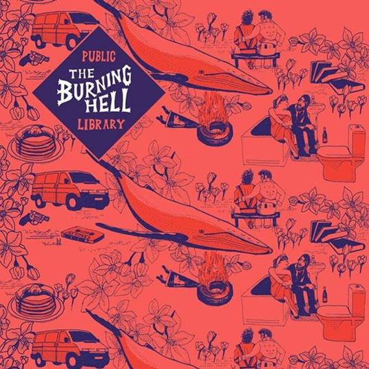 Public Library (Ltd. Marbled Red Vinyl) - Vinile LP di Burning Hell