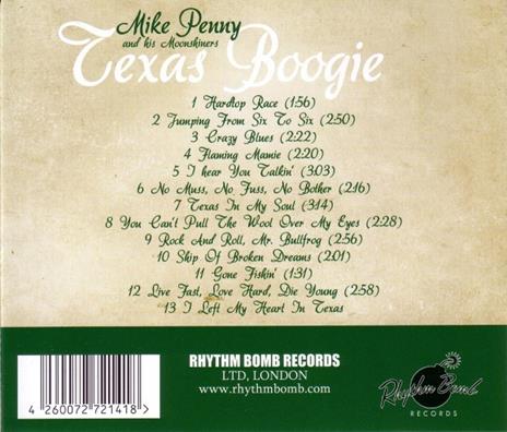 Texas Boogie - CD Audio di Mike Penny - 2