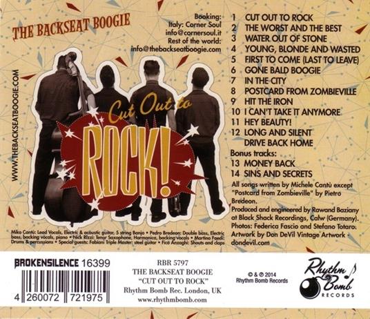 Cut Out to Rock - CD Audio di Backseat Boogie - 2