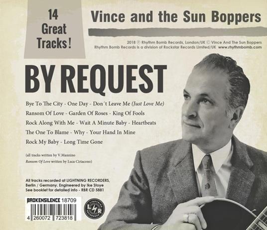 By Request - CD Audio di Vince and The Sun Boppers - 2