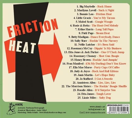 Rock 'n' Roll Kittens vol.1 Friction Heat - CD Audio - 2