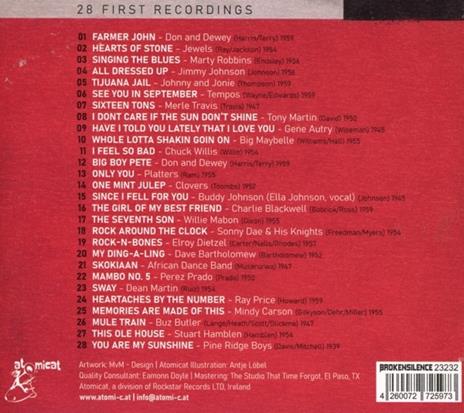 Cherries On The Loose Vol.1 - 28 First Recordings - CD Audio - 2