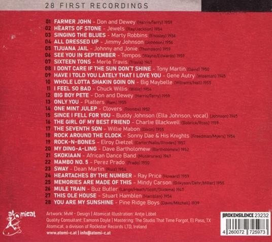 Cherries On The Loose Vol.1 - 28 First Recordings - CD Audio - 2