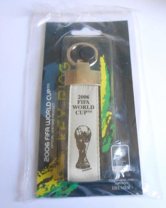 Germany 2006 Fifa World Cup Key-Ring Portachiavi Bianco