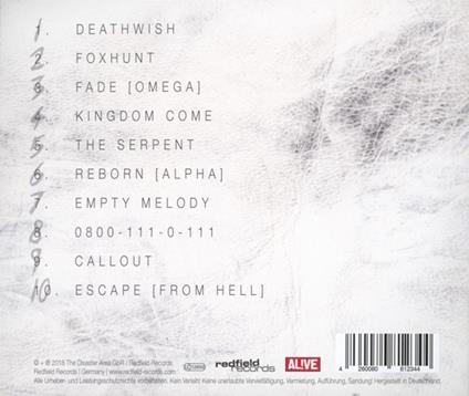 Alpha-Omega - CD Audio di Disaster Area