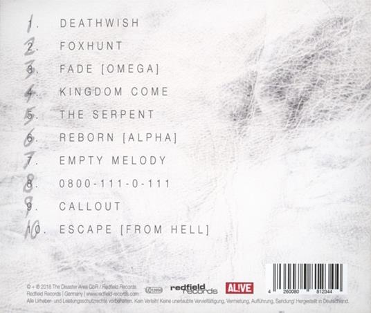Alpha-Omega - CD Audio di Disaster Area